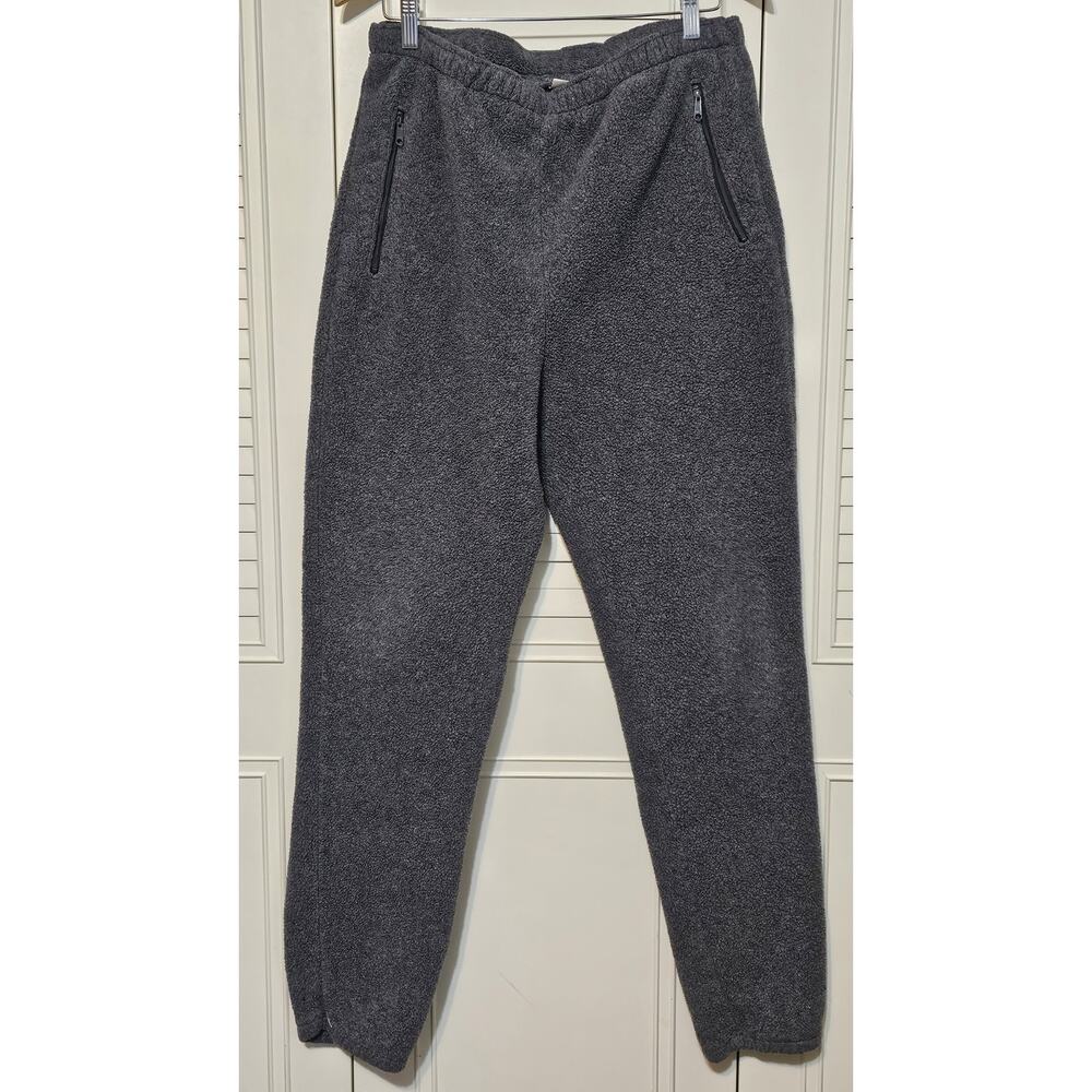 Vintage L.L.Bean Pants Mens Large Tall Grey zip pockets jogger Made in USA